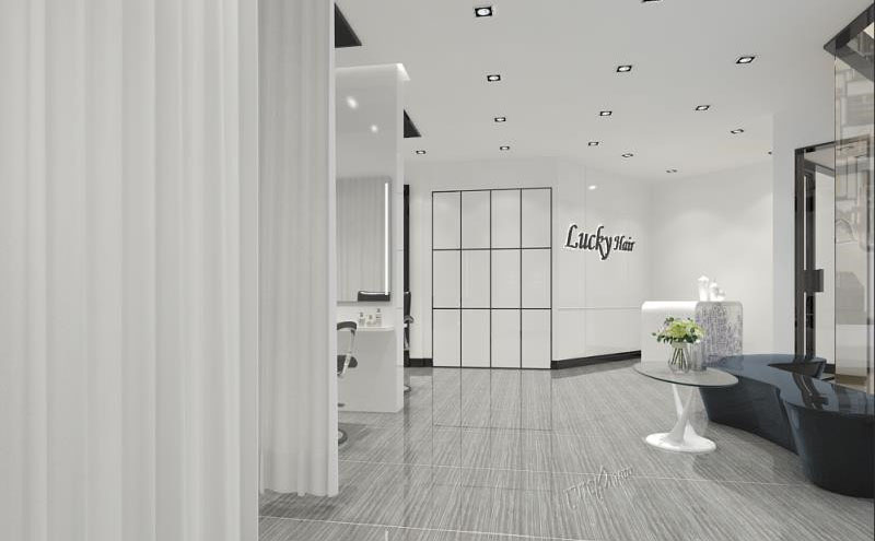 LUCKY HAIR SALON美發(fā)店裝修